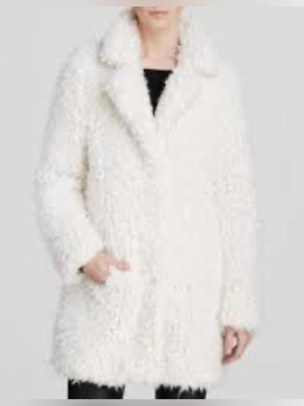 NWT Guess shaggy coat
